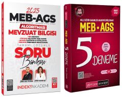 Pegem 2025 MEB-AGS 5 Deneme + İndeks Mevzuat Bilgisi Soru Bankası 2 li Set Pegem Akademi + İndeks Yayınları