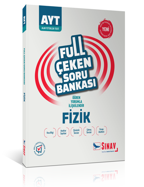 SÜPER FİYAT - Sınav YKS AYT Fizik Full Çeken Soru Bankası Sınav Yayınları