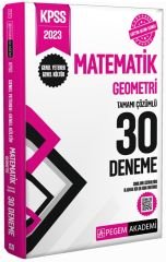 SÜPER FİYAT - Pegem 2023 KPSS Matematik 30 Deneme Çözümlü Pegem Akademi Yayınları