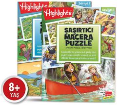 Dikkat Atölyesi Highlights Şaşırtıcı Macera Puzzle 2 li Set Dikkat Atölyesi Yayınları