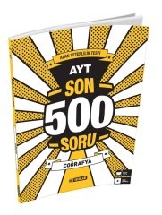 Hız Yayınları YKS AYT Coğrafya Son 500 Soru Video Çözümlü Hız Yayınları