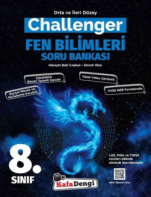 Kafadengi 8. Sınıf Fen Bilimleri Challenger Soru Bankası Kafadengi Yayınları