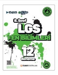 Öğreti 8. Sınıf LGS Fen Bilimleri 12 Sarmal Deneme Öğreti Yayınları