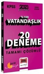 Yargı 2023 KPSS Vatandaşlık %100 20 Deneme Çözümlü Yargı Yayınları