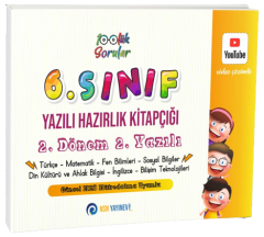 NSN Yayınları 6. Sınıf Yazılı Hazırlık Kitapçığı 2. Dönem 2. Yazılı 100 lük Sorular NSN Yayınları