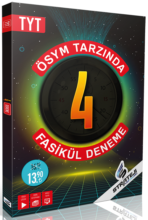 Strateji YKS TYT 4 Fasikül Deneme Strateji Yayınları