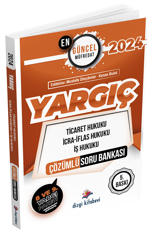 Dizgi Kitap 2024 Hakimlik YARGIÇ Ticaret Hukuku Soru Bankası Çözümlü 5. Baskı Dizgi Kitap