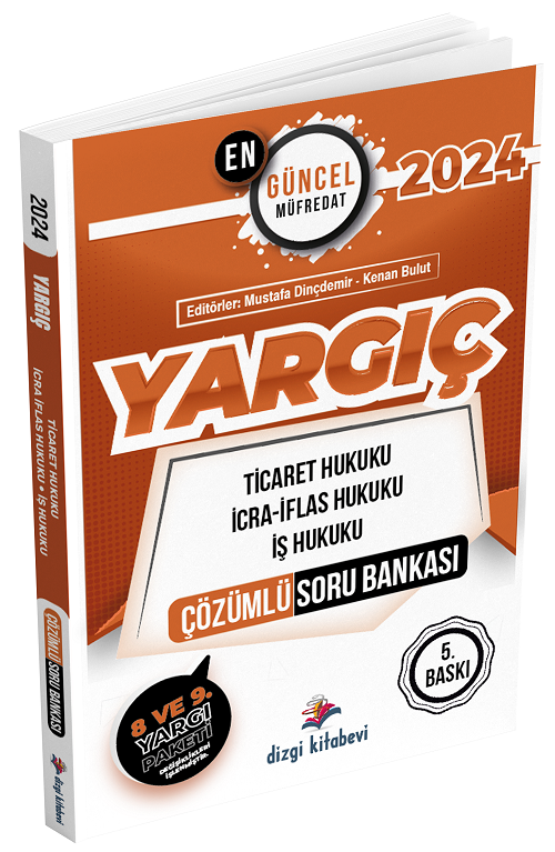 Dizgi Kitap 2024 YARGIÇ Hakimlik Ticaret Hukuku Soru Bankası Çözümlü 5. Baskı Dizgi Kitap