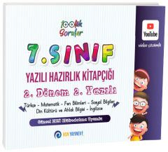 NSN Yayınları 7. Sınıf Yazılı Hazırlık Kitapçığı 2. Dönem 2. Yazılı 100 lük Sorular NSN Yayınları