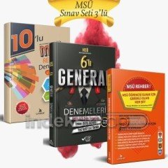 Liyakat MSÜ 10 Deneme+Rehber+General 6 Deneme 3 lü Set Liyakat + Takip Yayınları