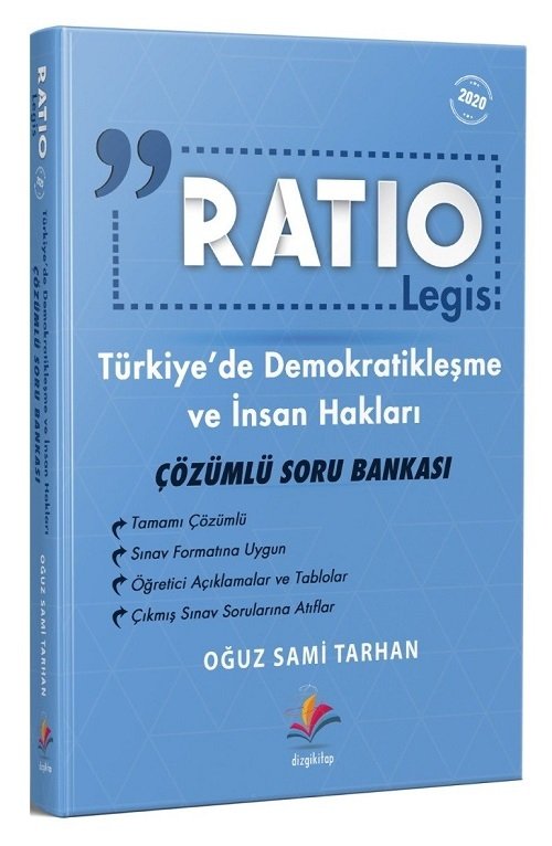 Dizgi Kitap 2020 Ratio Legis Türkiye de Demokratikleşme ve İnsan Hakları Soru Bankası Çözümlü Dizgi Kitap