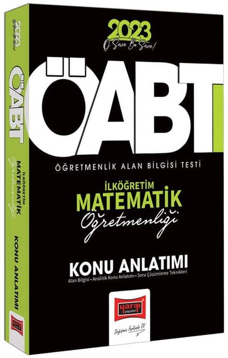 Yargı 2023 ÖABT İlköğretim Matematik Öğretmenliği Konu Anlatımı Yargı Yayınları