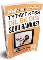 SÜPER FİYAT - Benim Hocam YKS TYT AYT KPSS Dil Bilgisi Soru Bankası Çözümlü Kadir Gümüş Benim Hocam Yayınları