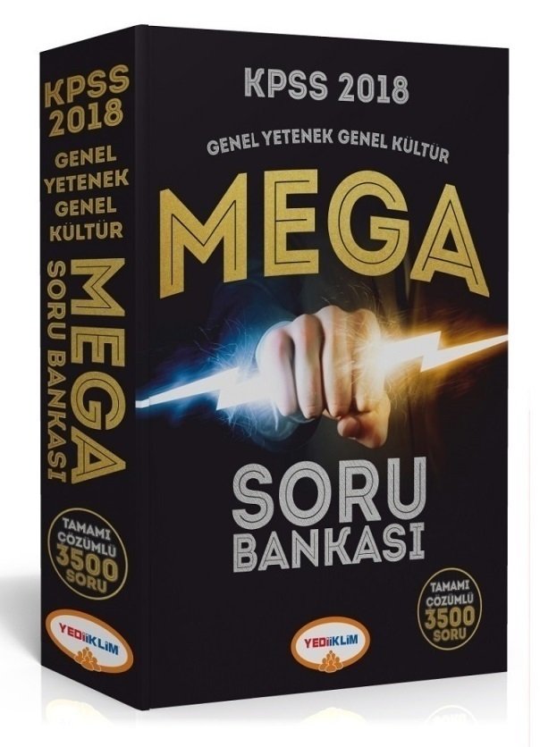 Yediiklim 2018 KPSS MEGA GYGK Soru Bankası Çözümlü Yediiklim Yayınları