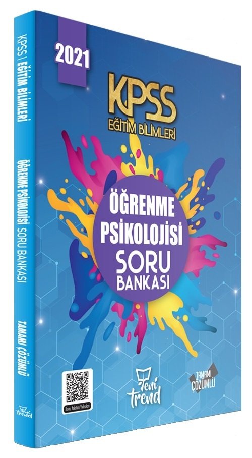 Yeni Trend 2021 KPSS Eğitim Bilimleri Öğrenme Psikolojisi Soru Bankası Yeni Trend Yayınları