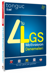 Tonguç 8. Sınıf LGS 4 lü Motivasyon Denemeleri Tonguç Akademi