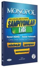 Monopol Hakimlik Kaymakamlık Sayıştay Şampiyonlar Ligi Genel Yetenek Genel Kültür Çıkmış Sorular Çözümlü Monopol Yayınları