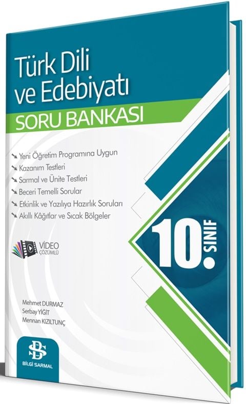 Bilgi Sarmal 10. Sınıf Türk Dili ve Edebiyatı Soru Bankası Video Çözümlü Bilgi Sarmal Yayınları