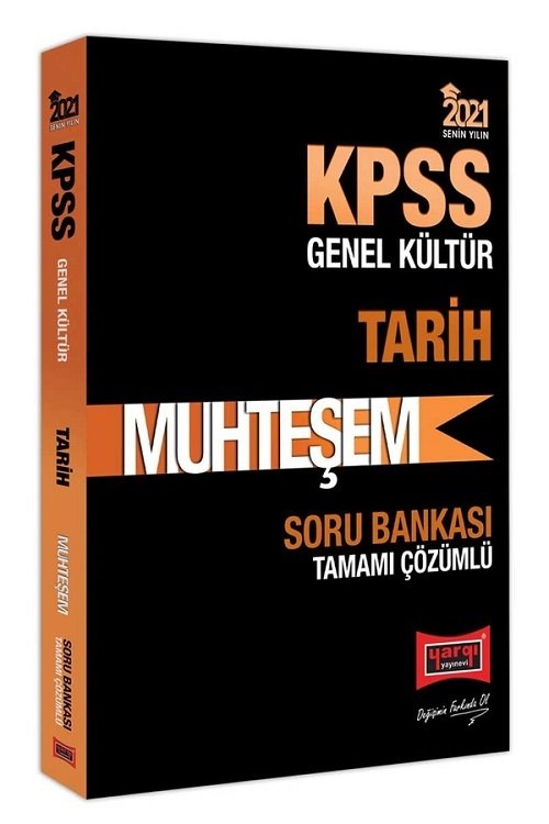 Yargı 2021 KPSS Tarih Muhteşem Soru Bankası Çözümlü Yargı Yayınları