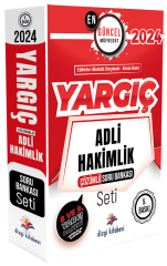 Dizgi Kitap 2024 YARGIÇ Adli Hakimlik Soru Bankası Seti Çözümlü 5. Baskı Dizgi Kitap