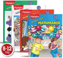 Dikkat Atölyesi Highlights Mathmania Matematik Zeka ve Dikkat Gelişim 4 lü Seti Dikkat Atölyesi Yayınları