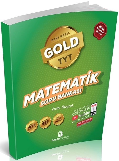 Başarıyorum 2021 YKS TYT Matematik Gold Soru Bankası Başarıyorum Yayınları