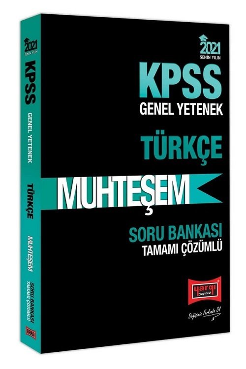 Yargı 2021 KPSS Türkçe Muhteşem Soru Bankası Çözümlü Yargı Yayınları