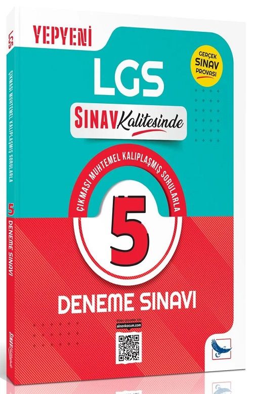 Sınav 8. Sınıf LGS Tüm Dersler Sınav Kalitesinde 5 Deneme Video Çözümlü Sınav Yayınları