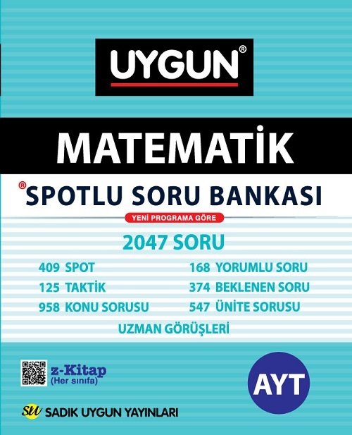 Sadık Uygun YKS AYT Matematik Spotlu Soru Bankası Sadık Uygun Yayınları