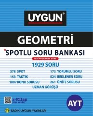 Sadık Uygun YKS AYT Geometri Spotlu Soru Bankası Sadık Uygun Yayınları