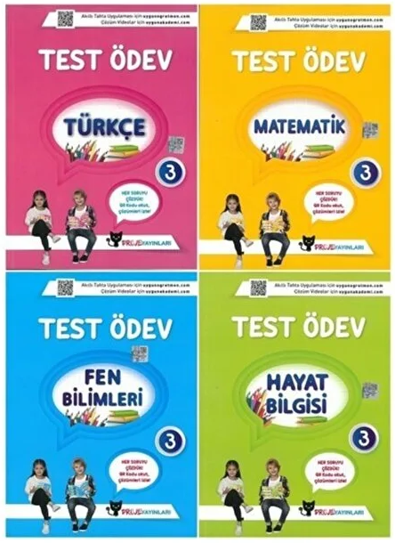 Sadık Uygun 3. Sınıf Tüm Dersler Test Ödev Seti Sadık Uygun Yayınları