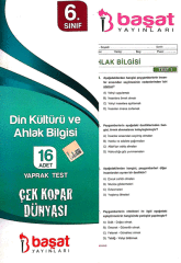 Başat 6. Sınıf Din Kültürü ve Ahlak Bilgisi 16 Yaprak Test Başat Yayınları