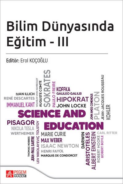 Pegem Bilim Dünyasında Eğitim 3 - Erol Koçoğlu Pegem Akademi Yayınları