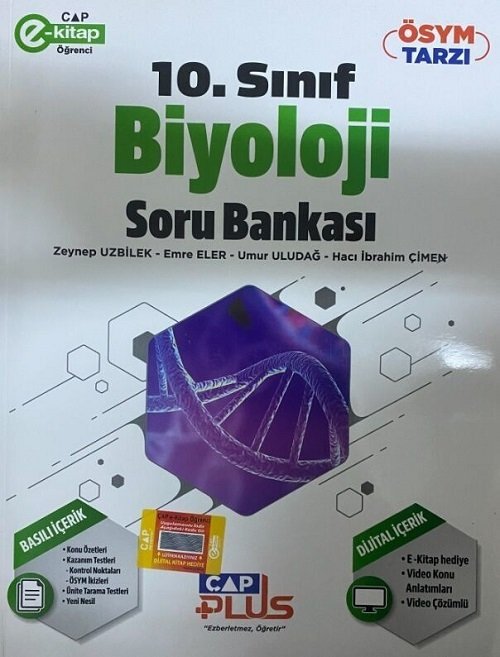 Çap Yayınları 10. Sınıf Biyoloji Plus Soru Bankası Çap Yayınları