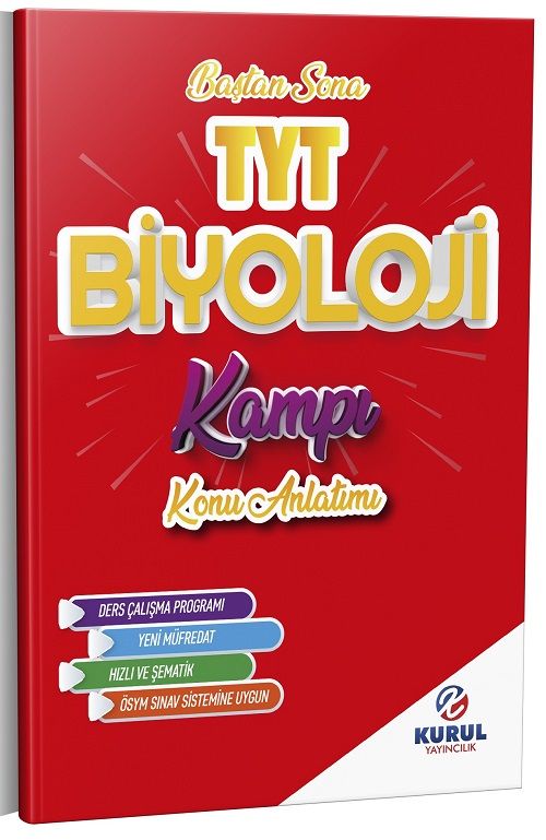 Kurul YKS TYT Biyoloji Kampı Baştan Sonra Konu Anlatımlı Kurul Yayıncılık