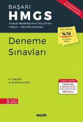 Seçkin BAŞARI HMGS Deneme Sınavları 3. Baskı - Özge Şen, İbrahim Burak Şen Seçkin Yayınları