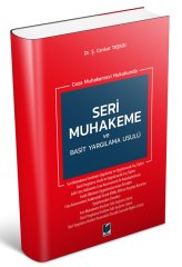 Adalet Ceza Muhakemesi Hukukunda Seri Muhakeme ve Basit Yargılama Usulü - Şaban Cankat Taşkın Adalet Yayınevi