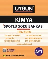 Sadık Uygun YKS AYT Kimya Spotlu Soru Bankası Sadık Uygun Yayınları