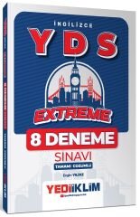 Yediiklim YDS Extreme 8 Deneme Çözümlü - Engin Yıldız Yediiklim Yayınları