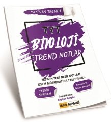 Trend Akademi YKS TYT Biyoloji Trend Notlar Trend Akademi Yayınları