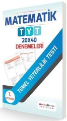 SÜPER FİYAT - Farklı Sistem YKS TYT Matematik 20x40 Deneme Farklı Sistem Yayınları