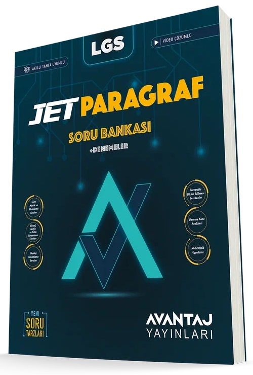 Avantaj LGS Jet Paragraf Soru Bankası + Deneme Avantaj Yayınları