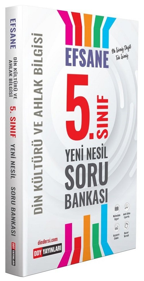 DDY Yayınları 5. Sınıf Din Kültürü ve Ahlak Bilgisi Efsane Soru Bankası DDY Yayınları