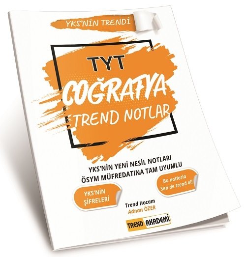 Trend Akademi YKS TYT Coğrafya Trend Notlar Trend Akademi Yayınları