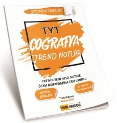 Trend Akademi YKS TYT Coğrafya Trend Notlar Trend Akademi Yayınları