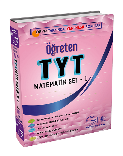 Gür YKS TYT Öğreten Matematik Set 1 Gür Yayınları