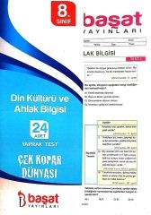 Başat 8. Sınıf Din Kültürü ve Ahlak Bilgisi 24 Yaprak Test Başat Yayınları