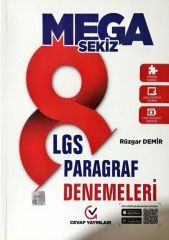 Cevap 8. Sınıf LGS Paragraf Mega Sekiz Denemeleri Cevap Yayınları