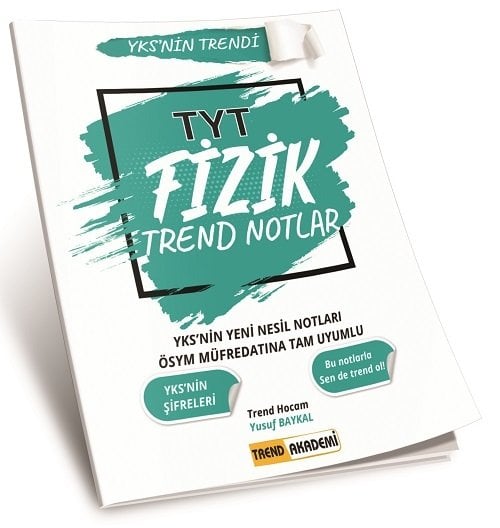 Trend Akademi YKS TYT Fizik Trend Notlar Trend Akademi Yayınları