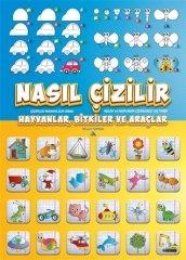 Okul Öncesi Hayvanlar, Bitkiler ve Araçlar Nasıl Çizilir Kuzey Çocuk Yayınları